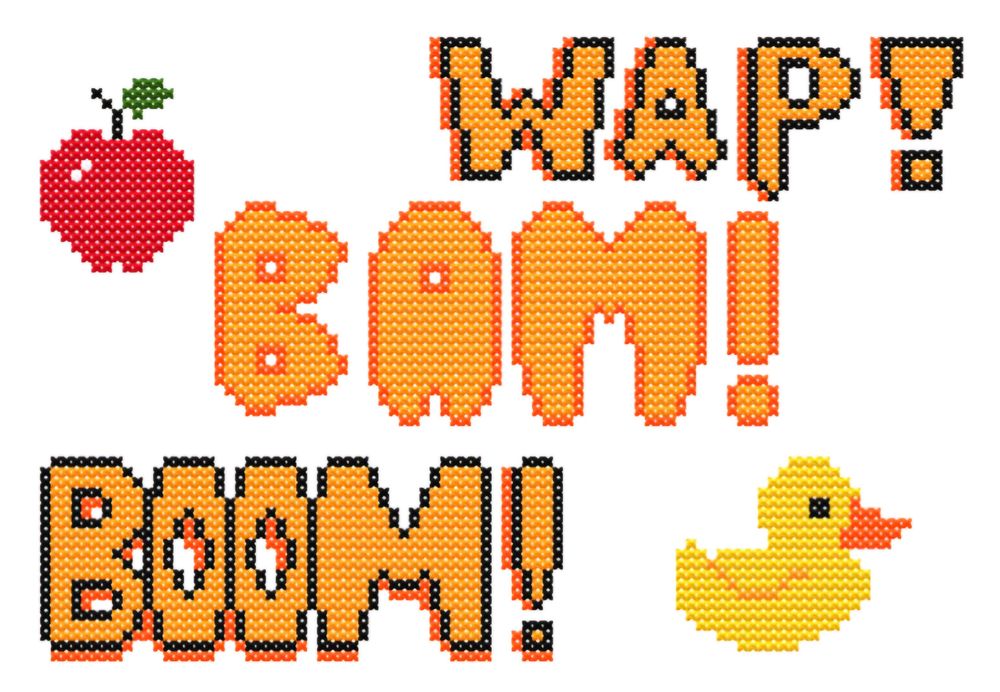 Hazbin Hotel: Wap! Bam! Boom! Cross Stitch Pattern