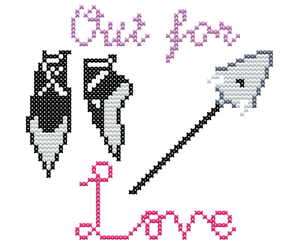 Hazbin Hotel: Out for Love Cross Stitch Pattern