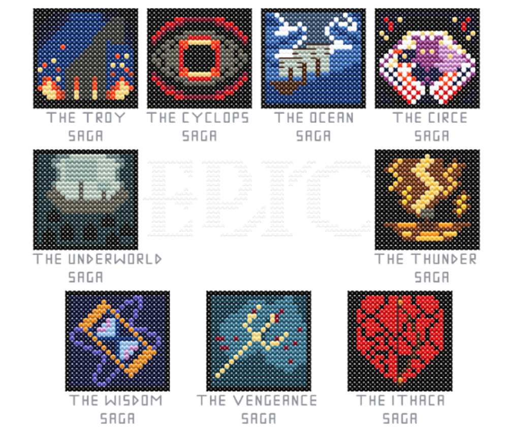 Epic: The Musical Cross Stitch Pattern