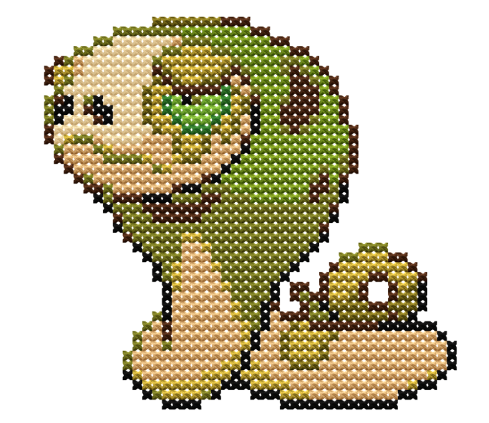 Pokemon Silicobra Cross Stitch Pattern
