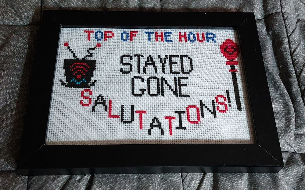 Hazbin Hotel Cross Stitches