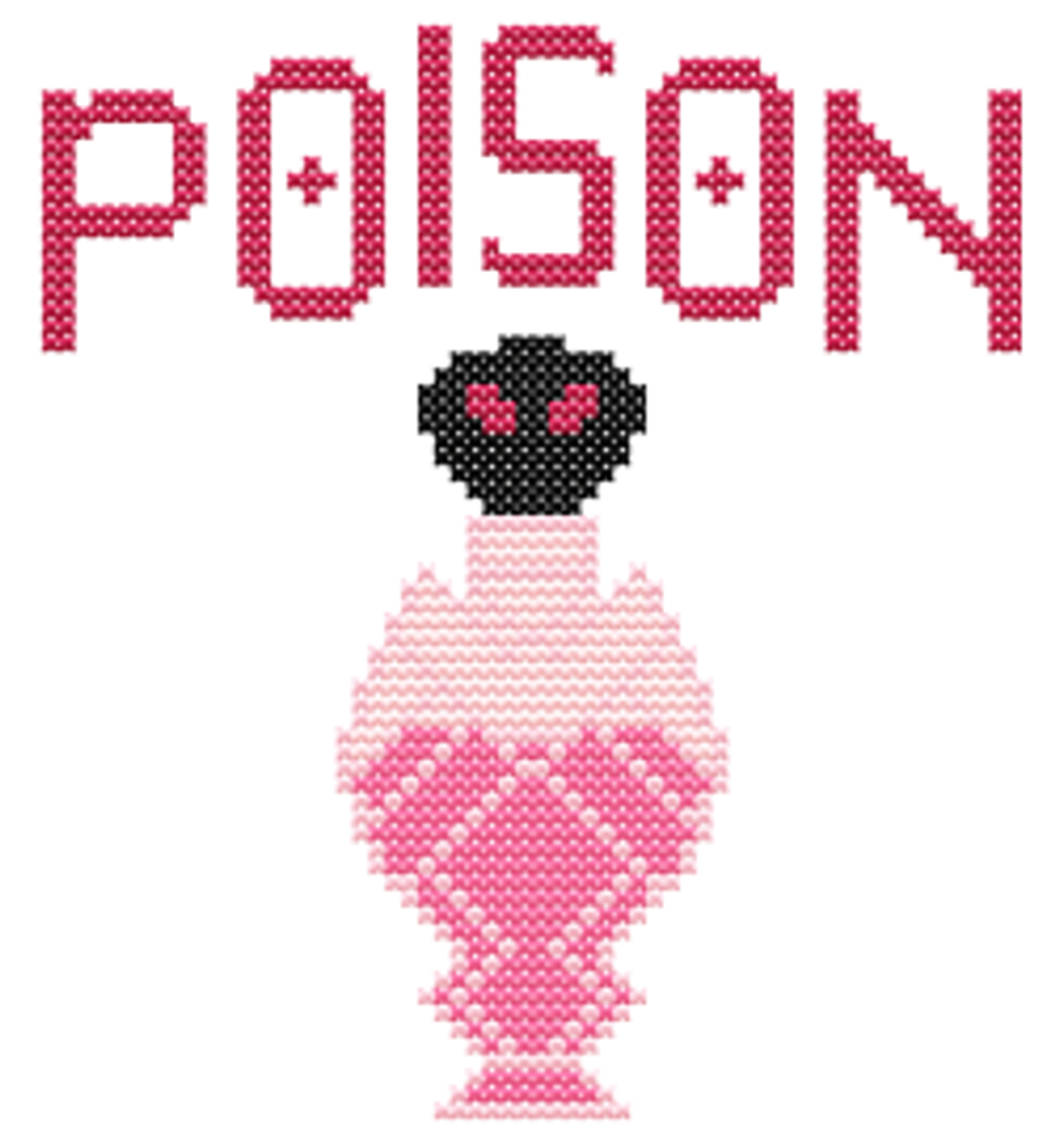 Hazbin Hotel Poison (version 1) Cross Stitch Pattern
