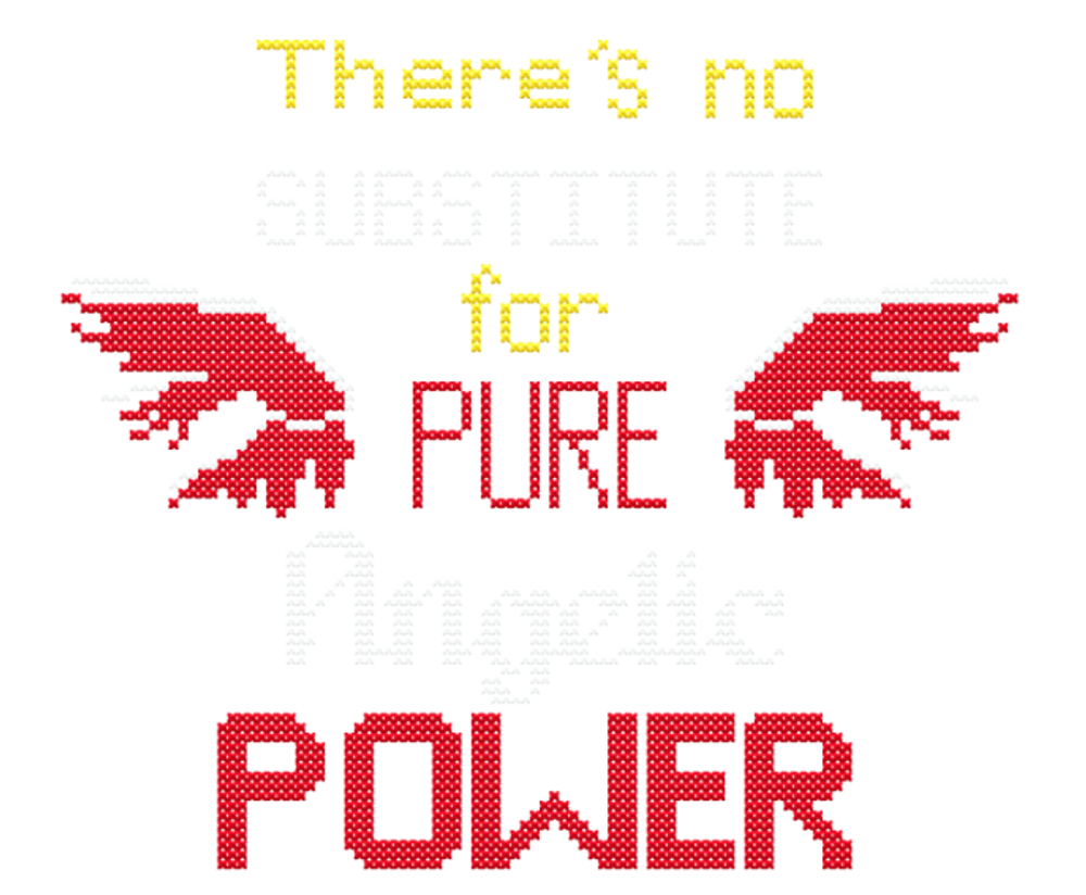 Hazbin Hotel: Angelic Power Cross Stitch Pattern